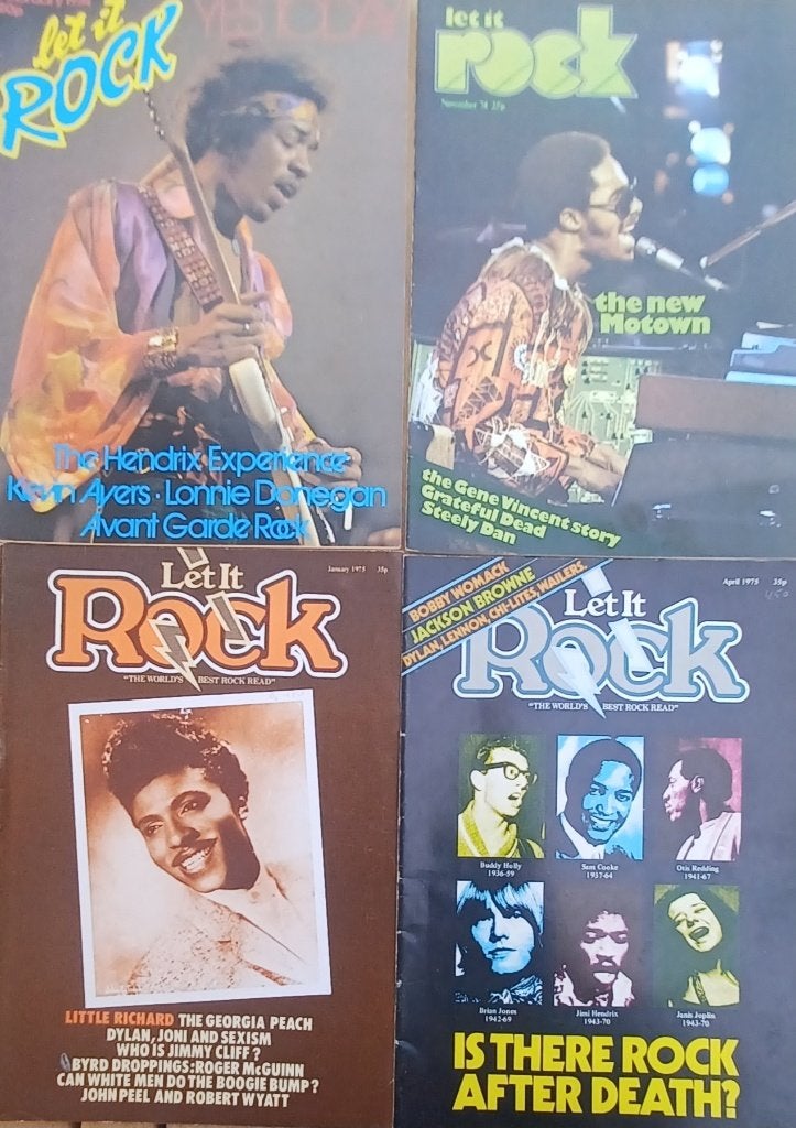 4x LET IT ROCK// Jimi Hendrix/Little Richard/Grateful Dead/, Collections, Revues, Journaux & Coupures, Enlèvement ou Envoi, Journal ou Magazine