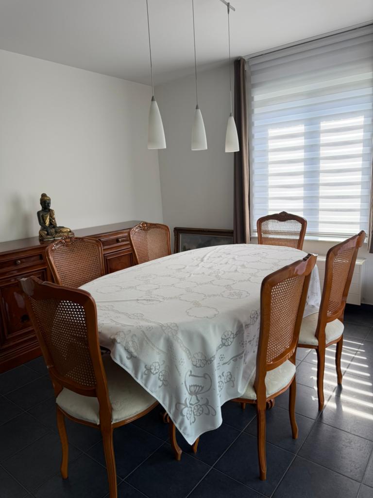 Eetkamer, Huis en Inrichting, Ophalen, Zo goed als nieuw, 4 tot 6 stoelen