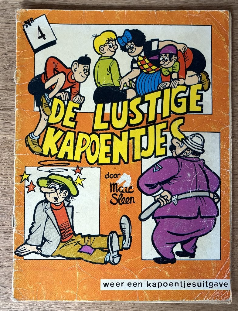 De lustige kapoentjes 4 - 1e dr (1981) Strip, Boeken, Eén stripboek, Ophalen of Verzenden, Gelezen