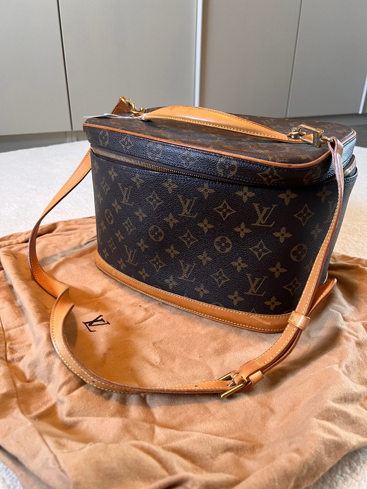 Louis Vuitton Nice beautycase, Handtassen en Accessoires, Ophalen, Gebruikt, Bruin