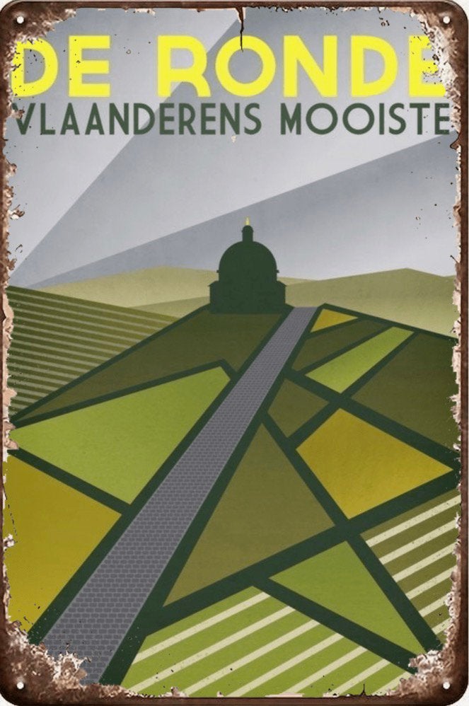 Panneau en métal The Tour des Flandres vintage man cave, Enlèvement ou Envoi, Neuf, Panneau publicitaire
