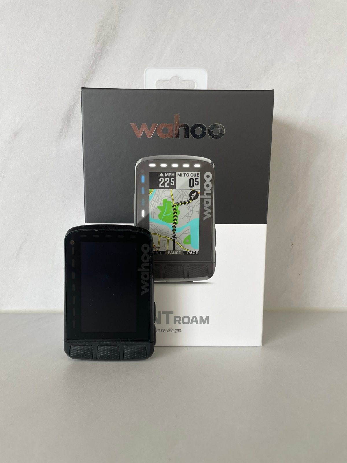 Wahoo Elemnt Roam V2, Fietsen en Brommers, Fietsaccessoires | Fietscomputers, Ophalen, Zo goed als nieuw