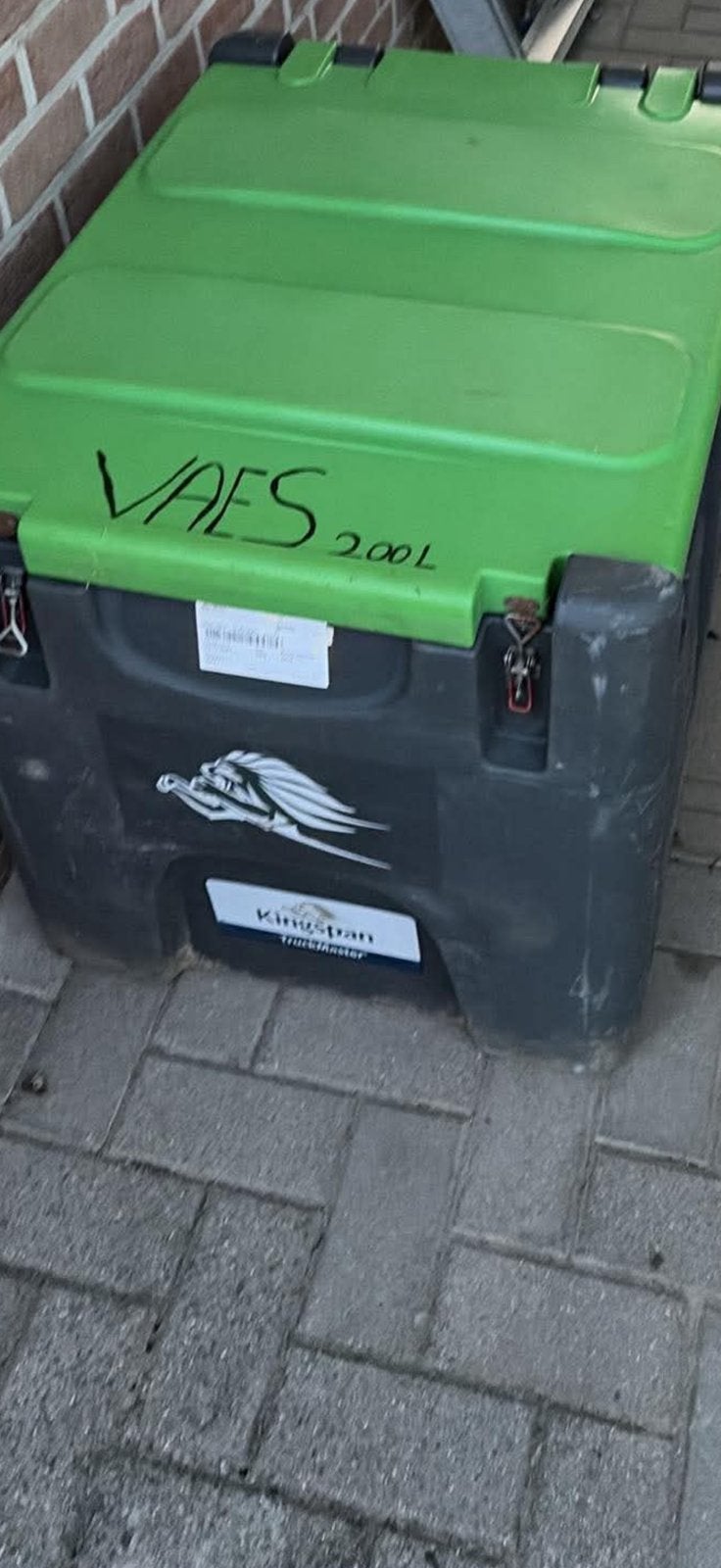Mobiele diesel tank met pomp, Ophalen, Gebruikt