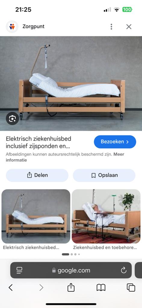 Ziekenhuisbed, Enlèvement, Comme neuf
