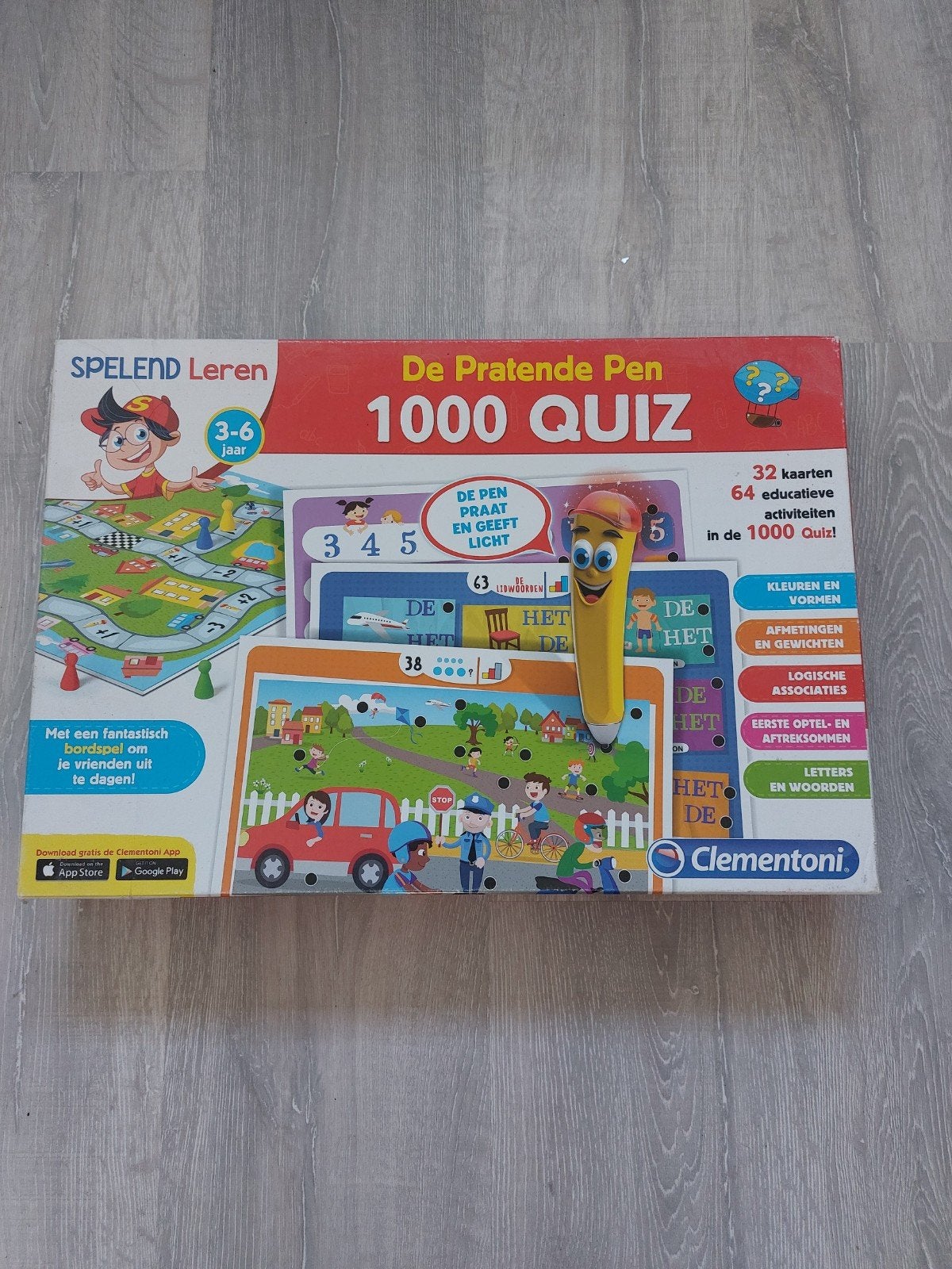 De pratende pen 1000 quiz, Kinderen en Baby's, Ophalen, Zo goed als nieuw, Puzzelen, Met licht