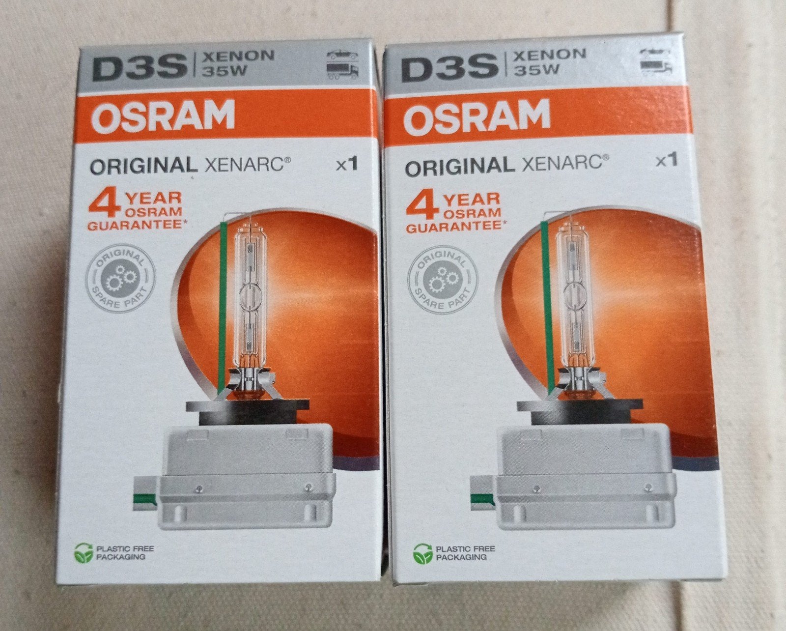 Lot de 2 ampoules Xénon D3S OSRAM Xenarc Original 35W, Enlèvement ou Envoi