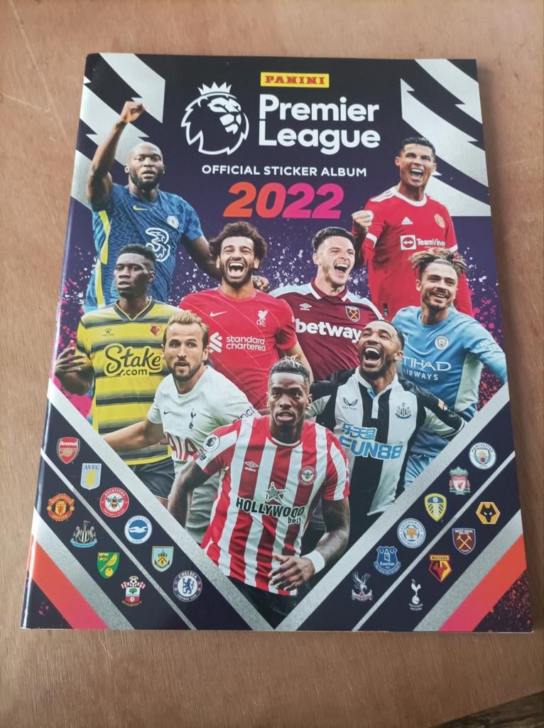 Panini premier league 2022 , 1 leeg album. Goede staat, Ophalen of Verzenden, Zo goed als nieuw