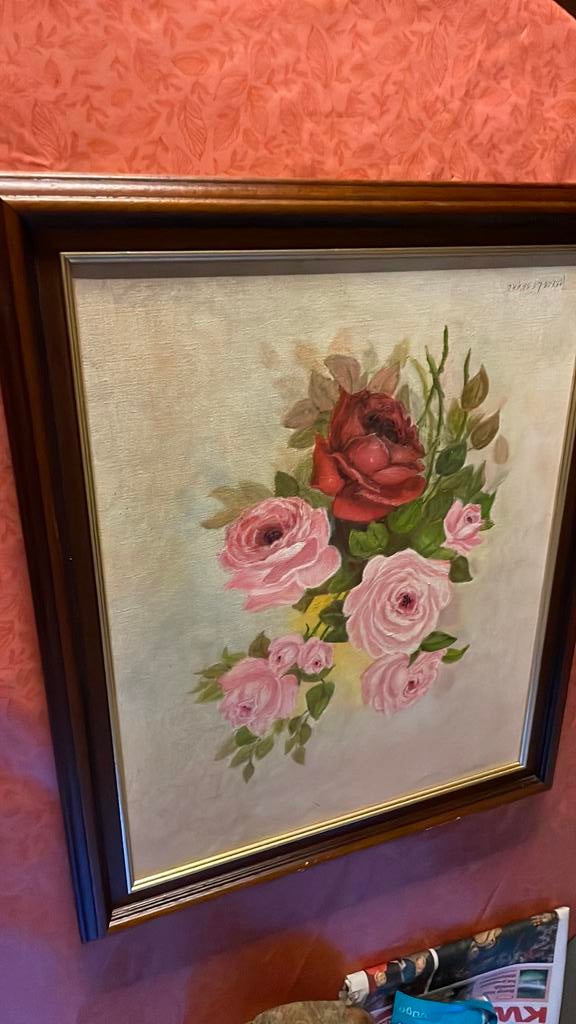 Prachtig bloemenschilderij, Enlèvement, Comme neuf