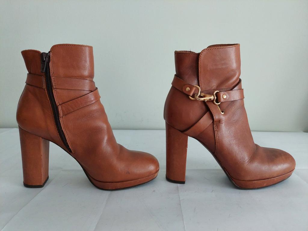 108C* Very Cuoio - sexy bruine laarzen met hoge hak (37), Kleding | Dames, Bruin, Verzenden, Lage of Enkellaarzen, Gedragen