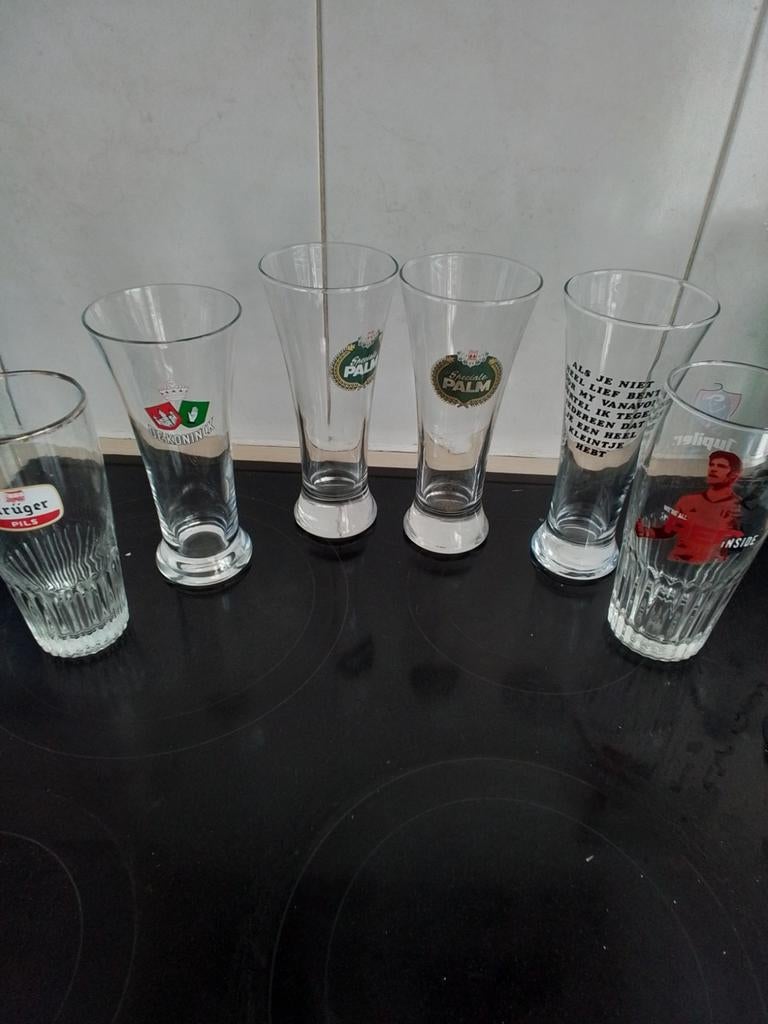 Bier glazen, Ophalen of Verzenden, Zo goed als nieuw