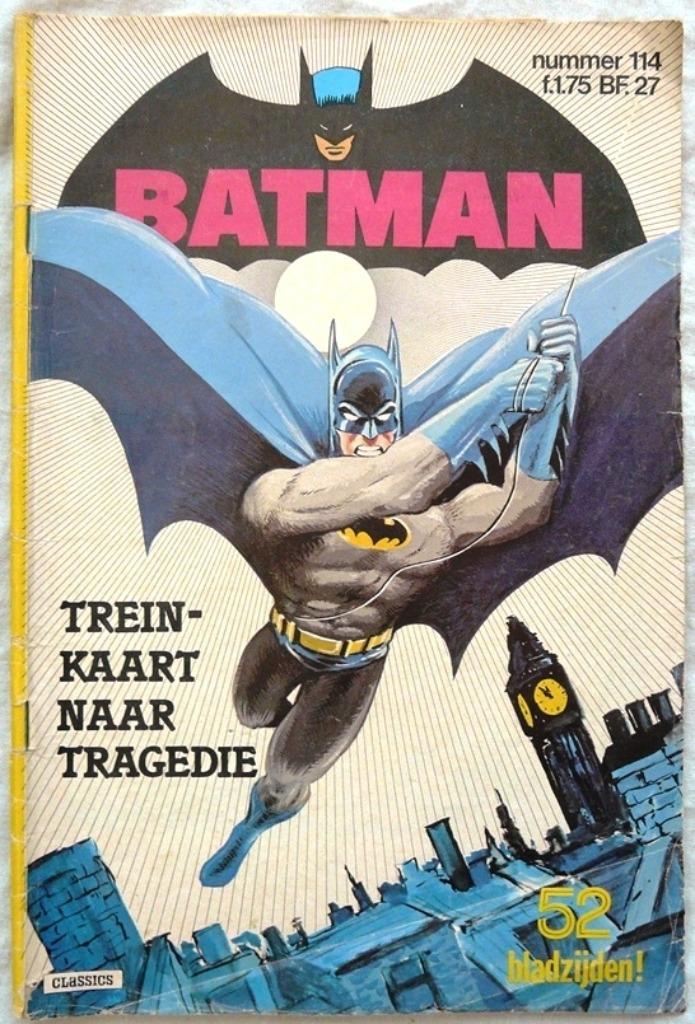 Strip Comic, BATMAN, Nr.114, CLASSICS LEKTUUR, 1979.(Nr.1), Amerika, DC comics, Ophalen of Verzenden, Gelezen
