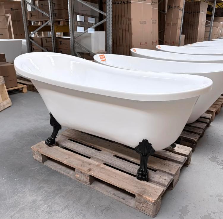 Goedkoopste Klassiek ligbad op pootjes NIEUW! 170 cm nr176, Ophalen of Verzenden, Nieuw