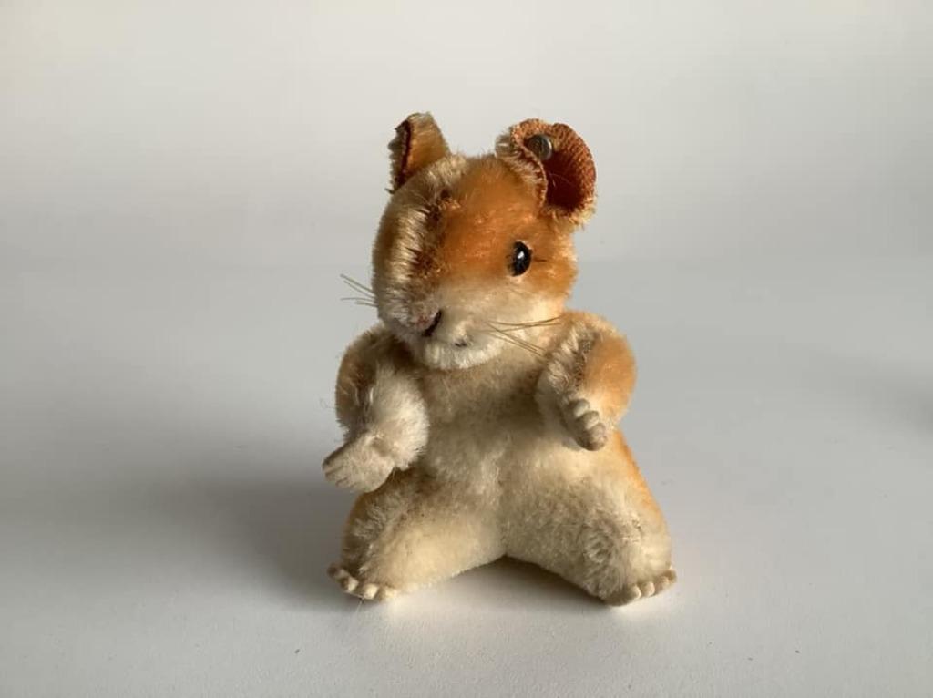 Hamster Steiff vintage « Goldy », Enlèvement ou Envoi, Comme neuf, Ours en tissus, Steiff