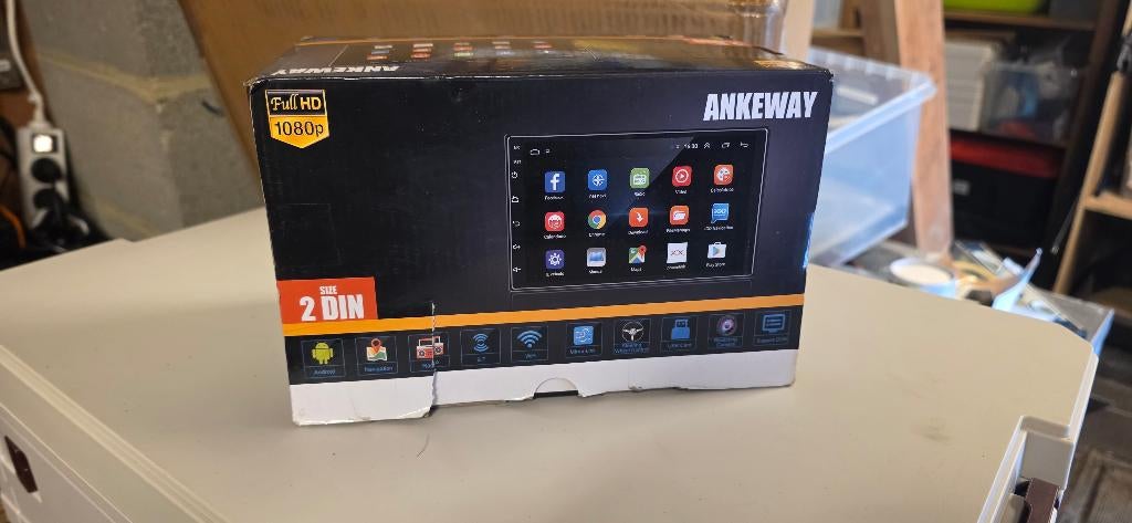 Autoradio 2DIN - FULL HD - ANDROID OS (WIFI/BLUETOOTH), Ophalen, Nieuw