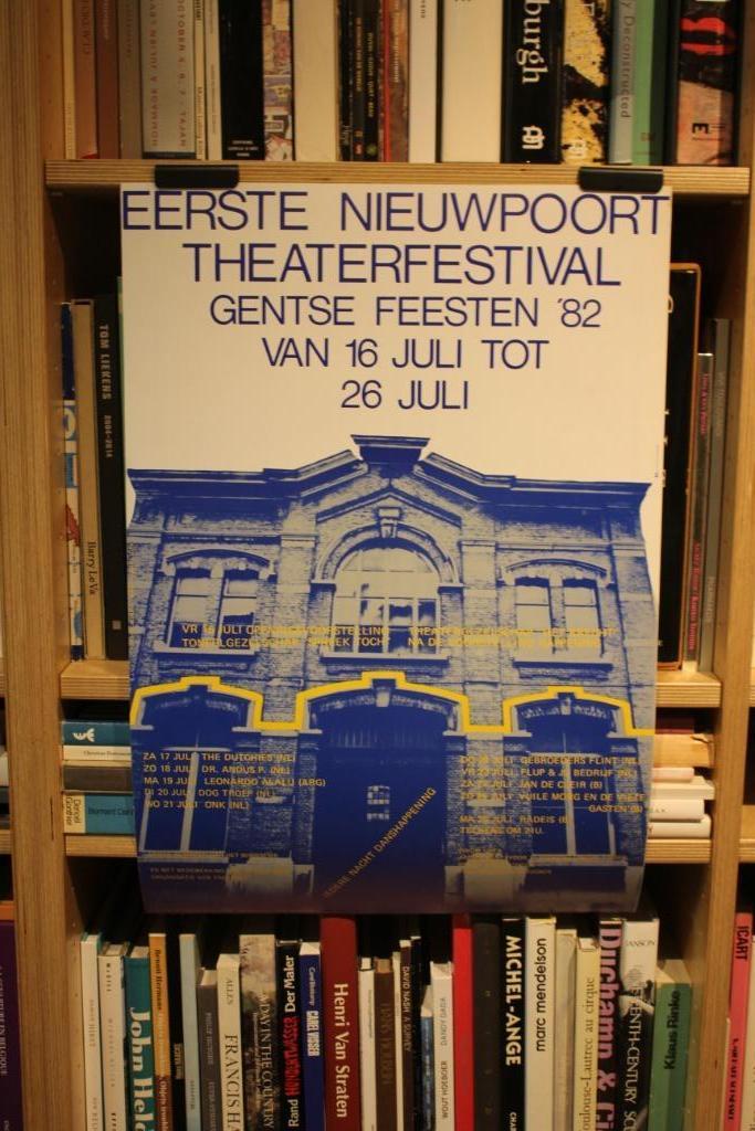 EERSTE NIEUWPOORT THEATERFESTIVAL GENTSE FEESTEN '82 poster, Ophalen of Verzenden