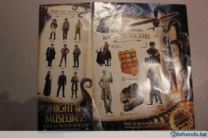Stickers A Night at the Museum II, Nieuw