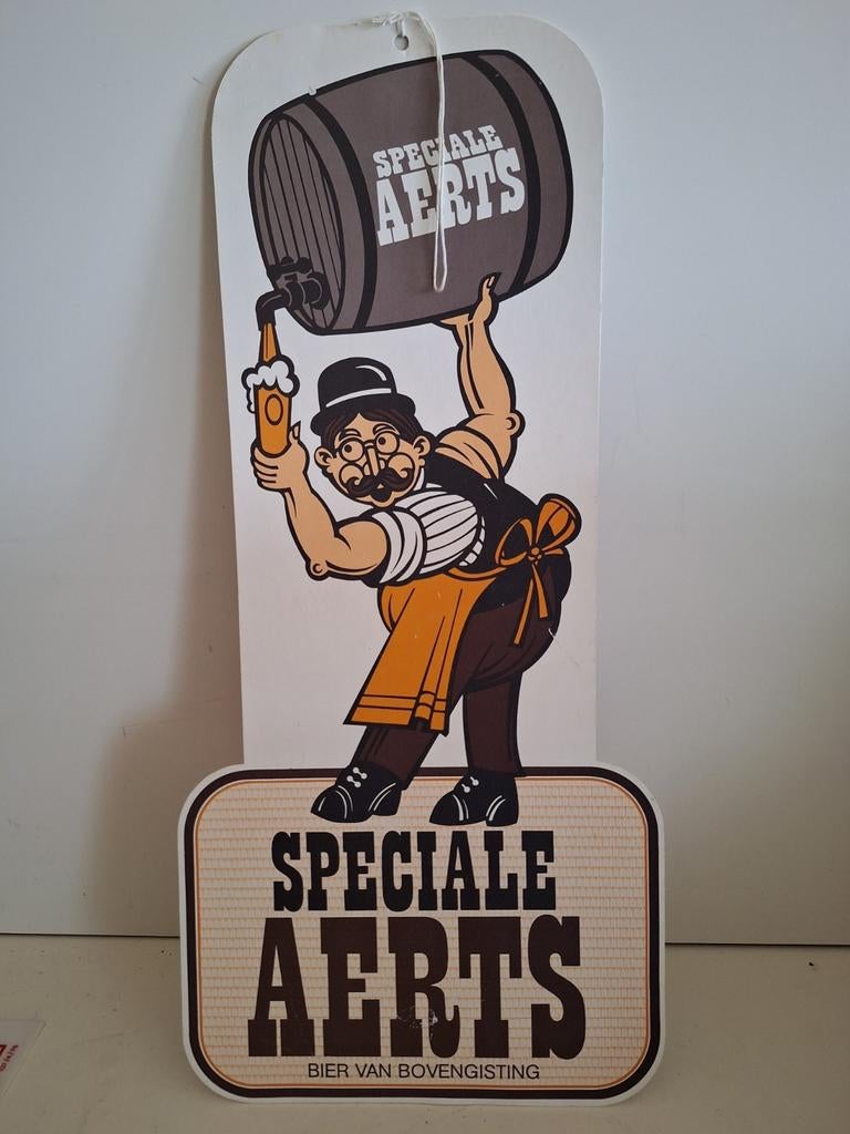 2x bier reclameborden Speciale Aerts brouwerij Aerts Geel, Ophalen of Verzenden, Zo goed als nieuw