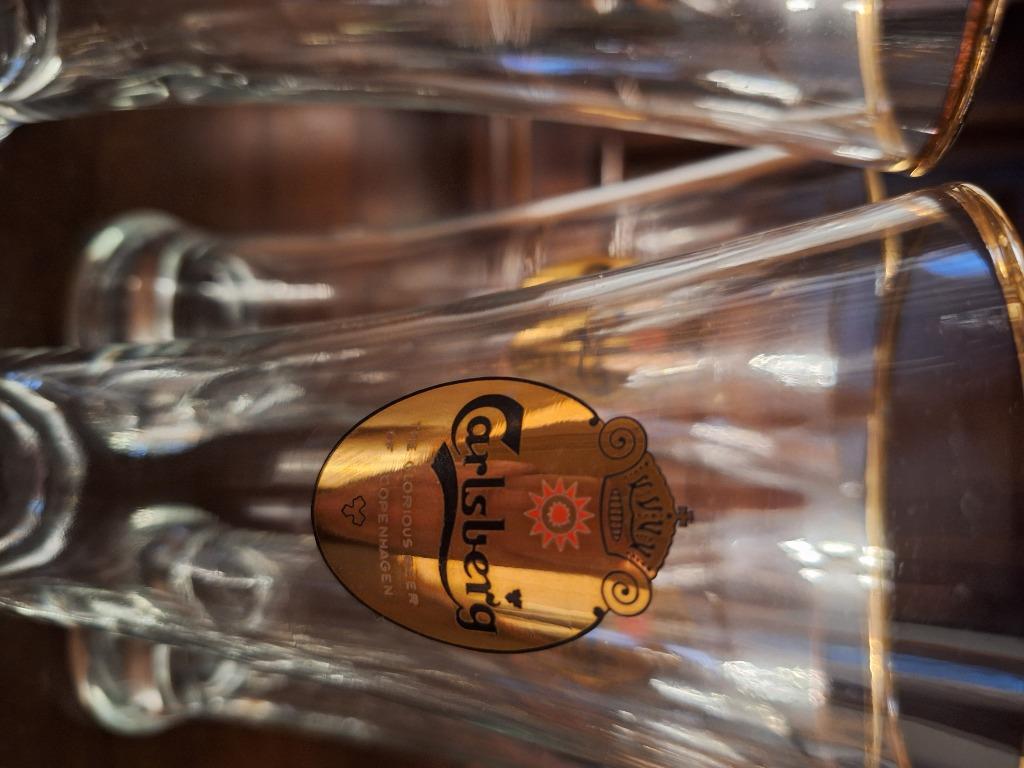 Bierglas Carlsberg, Ophalen of Verzenden, Nieuw