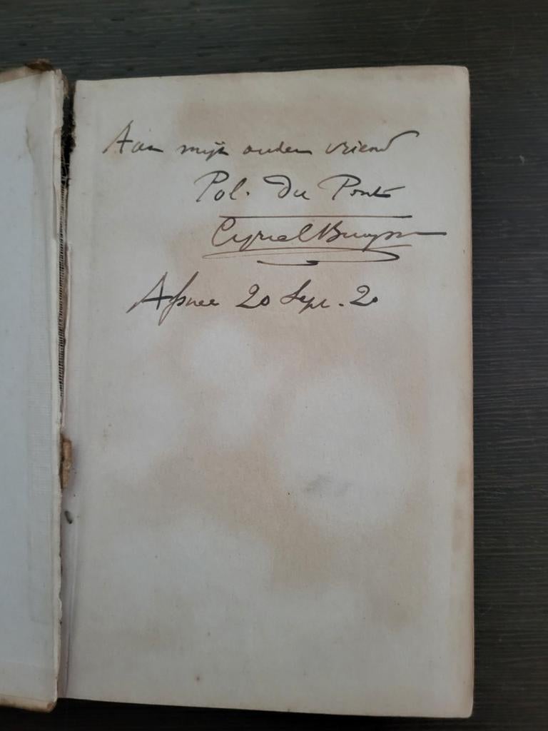 Cyriel Buysse De twee pony's met opdracht en gesigneerd, Enlèvement ou Envoi