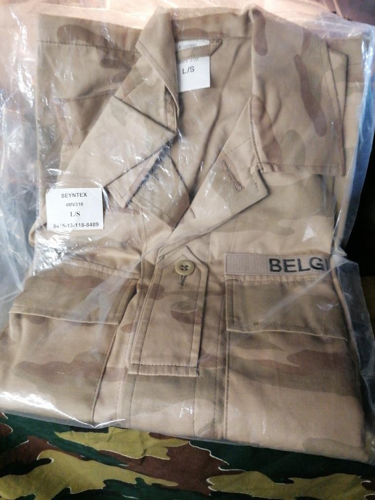 Chemise armée belge. Dessert., Enlèvement ou Envoi