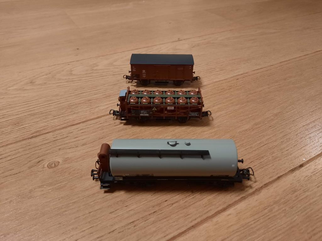 Piko 95437-95438-95439 - Set de 3 wagons DR, Enlèvement ou Envoi, Comme neuf, Wagon, Piko