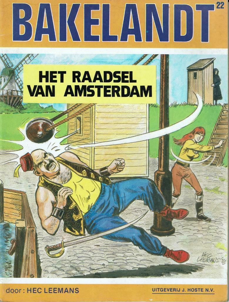 Strip Bakelandt nr. 22 "Het Raadsel van Amsterdam", Eén stripboek, Verzenden, Gelezen