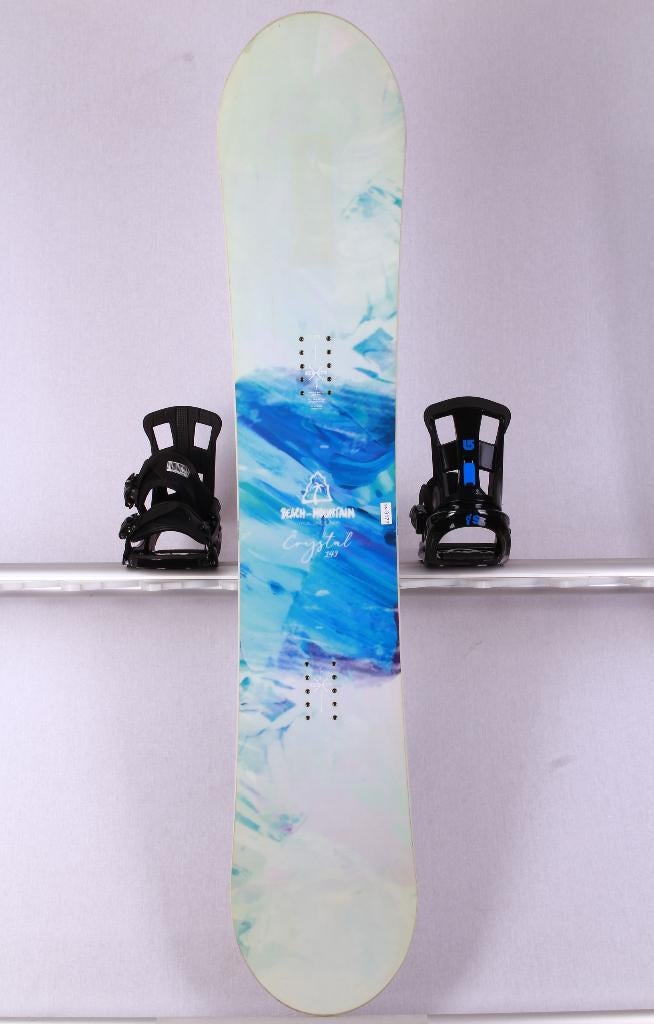 149 dames snowboard BEACH MOUNTAIN CRYSTAL, Sport en Fitness, Ophalen of Verzenden, Gebruikt, Bindingen