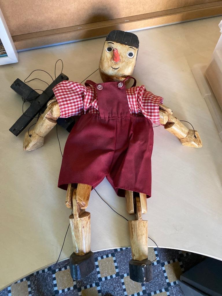 Houten Pinokkio, Verzamelen, Ophalen, Gebruikt