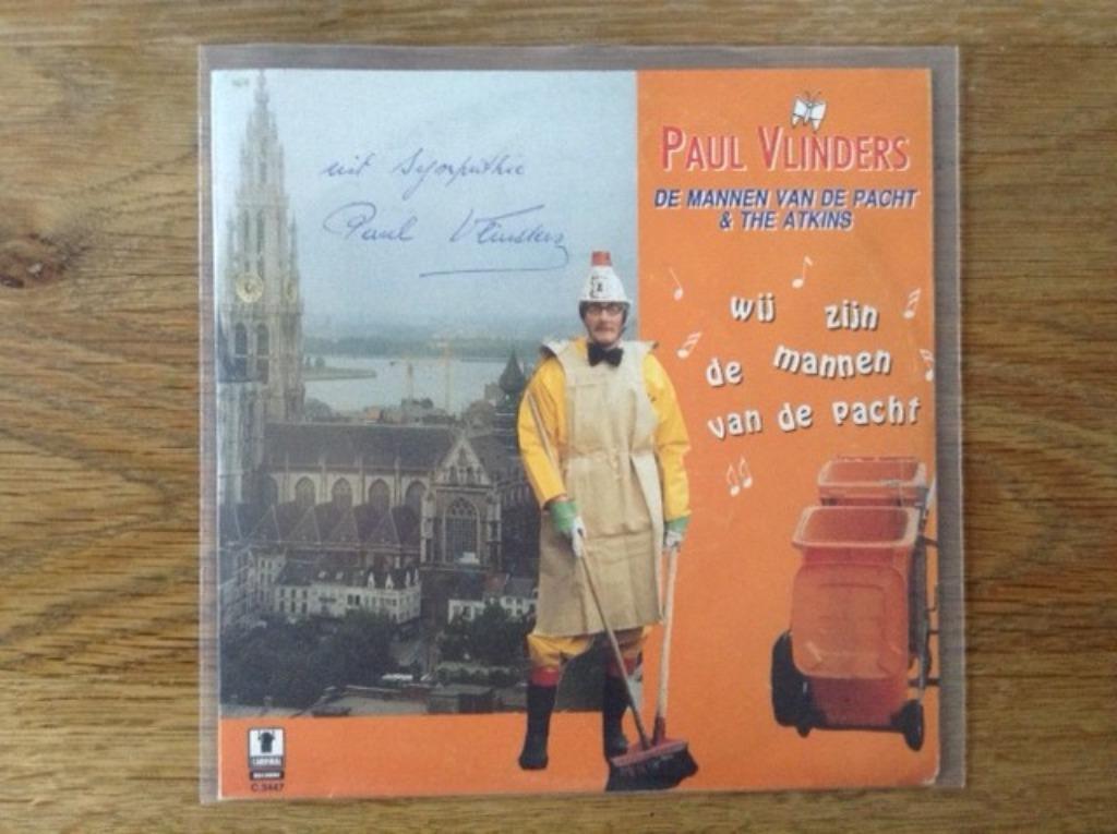 single paul vlinders en de mannen van de pacht, Ophalen of Verzenden, 7 inch, Nederlandstalig, Single