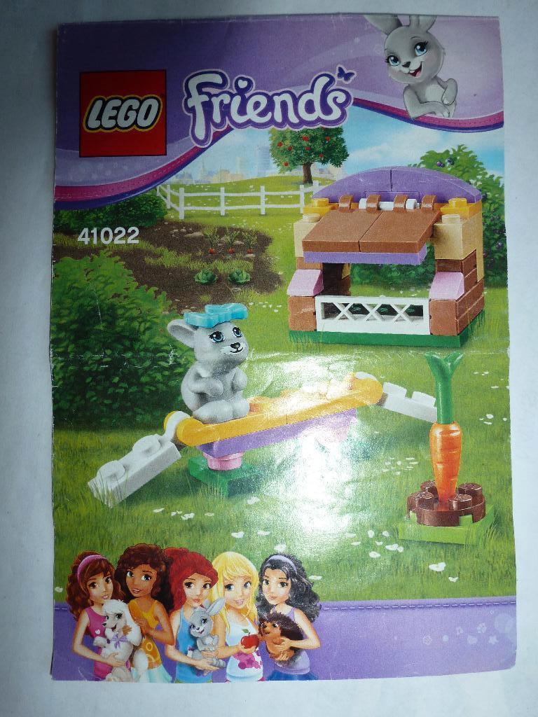 Lego friends Het hok van het konijn -41022, Kinderen en Baby's, Ophalen of Verzenden, Zo goed als nieuw, Complete set, Lego