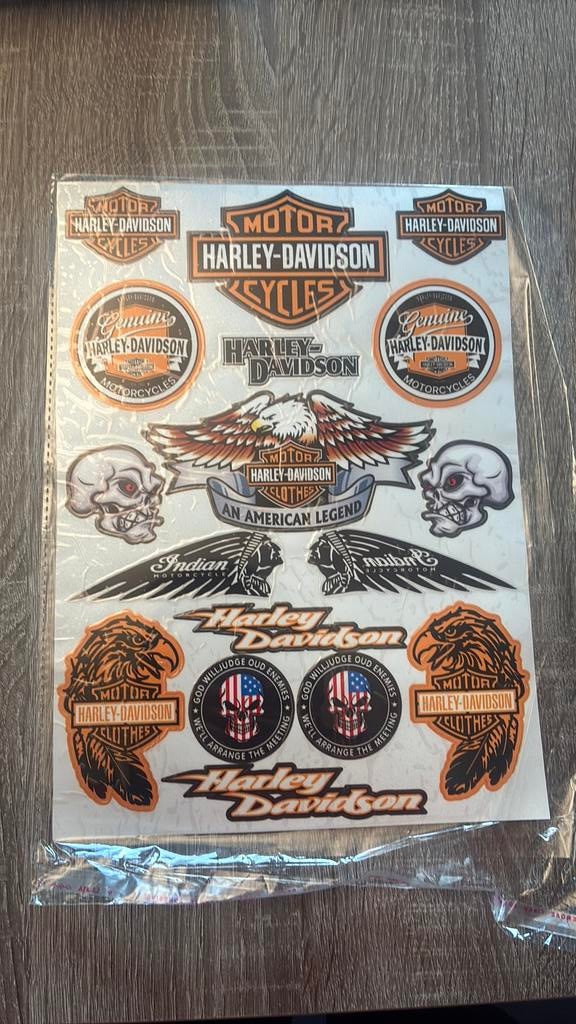 Harley-Davidson Stickers, Motoren, Ophalen of Verzenden