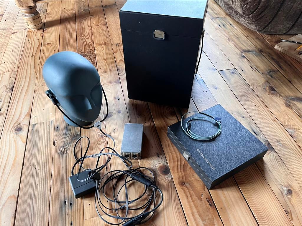 Sennheiser MKE-2002 binaural dummy head & mics, Ophalen of Verzenden, Gebruikt