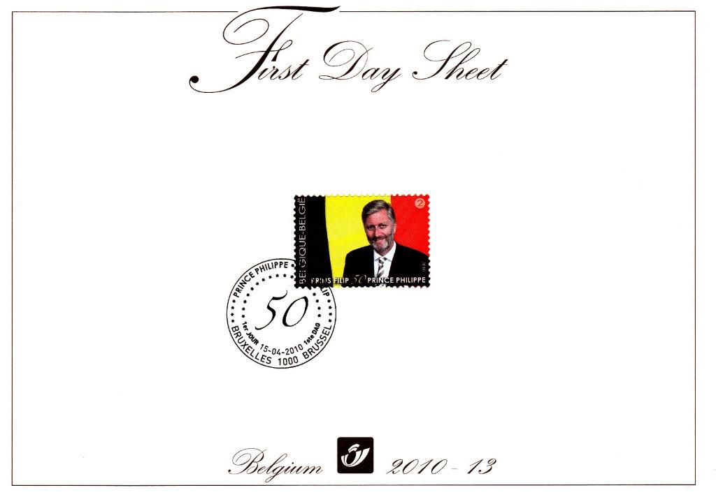 Année 2010 : FDS 2010-13 - 4035 - Le Prince Philippe à 50 an, Timbres & Monnaies, Enlèvement ou Envoi