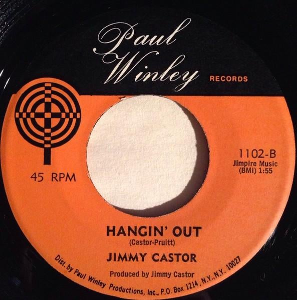 Jimmy Castor — Hangin' Out « Popcorn '7 », Single, Comme neuf, 7 pouces, R&B et Soul