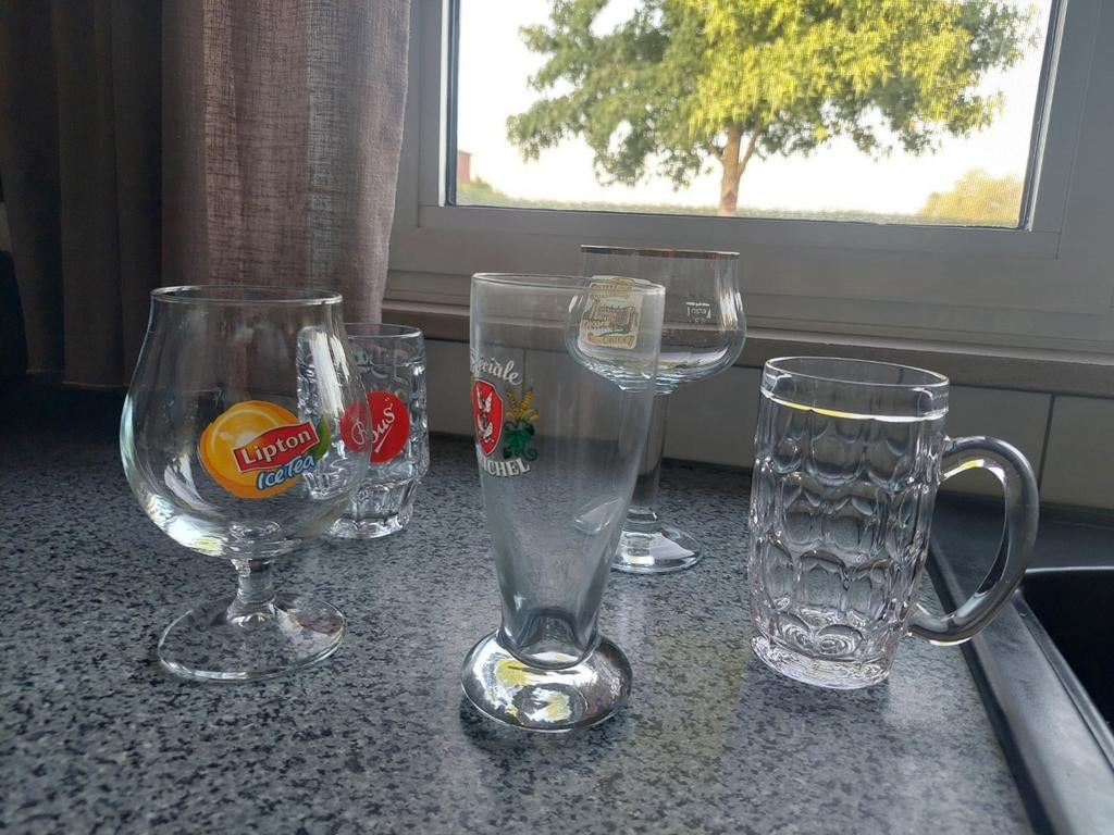 Assortiment glazen, Enlèvement, Comme neuf