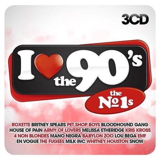 80 - I LOVE THE 90'S - THE Nr1s - 3CD - NIEUW, Verzenden, Pop