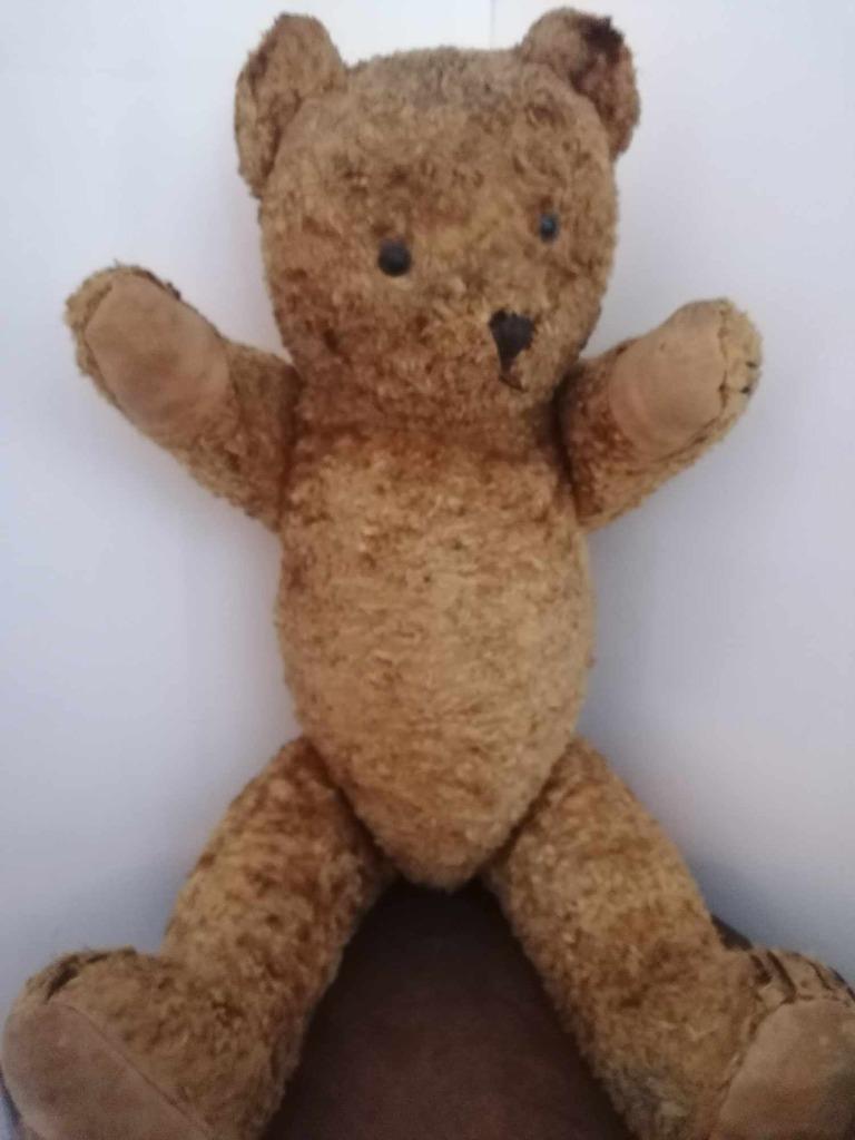 ANCIEN OURS PINTEL PELUCHE ARTICULE MECANISME TEDDY BEAR1920, Enlèvement ou Envoi