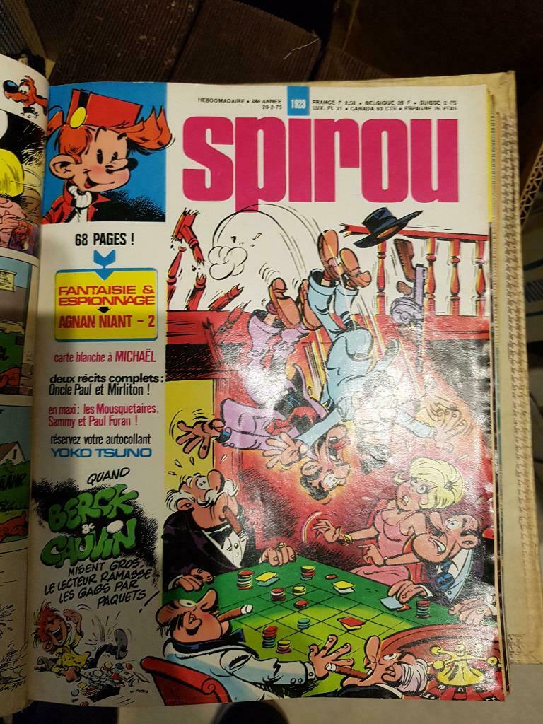 Spirou Magazine : fascicules de janvier 1975 à décembre 1976, Meerdere stripboeken, Ophalen, Gelezen