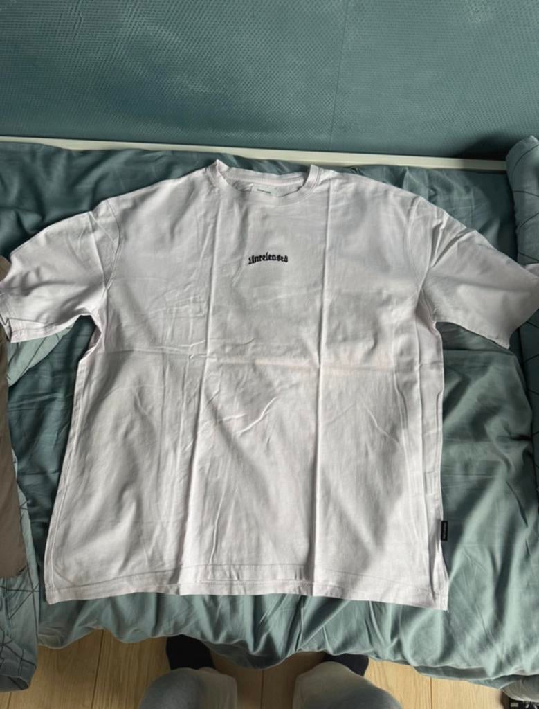 Baggy t shirt, Ophalen, Maat 52/54 (L), Roze, Gedragen