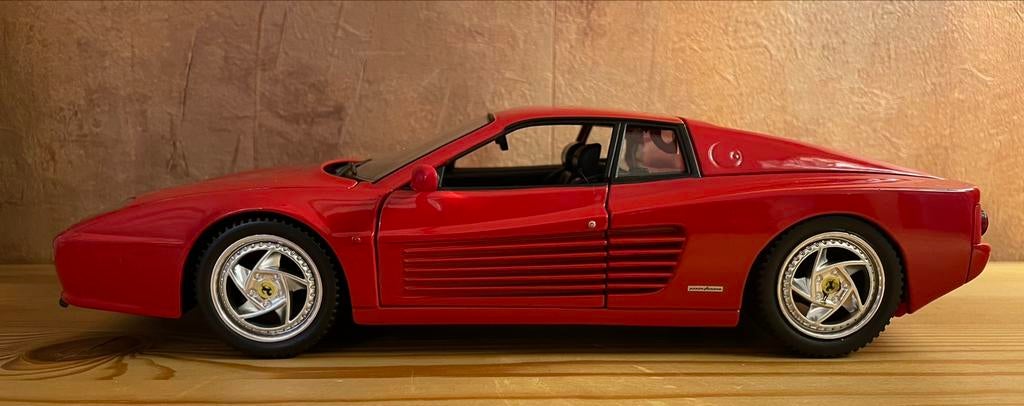 Ferrari F512 M TESTAROSSA - 1:18 - 1998, Hobby en Vrije tijd, Modelauto's | 1:18, Ophalen of Verzenden, Zo goed als nieuw