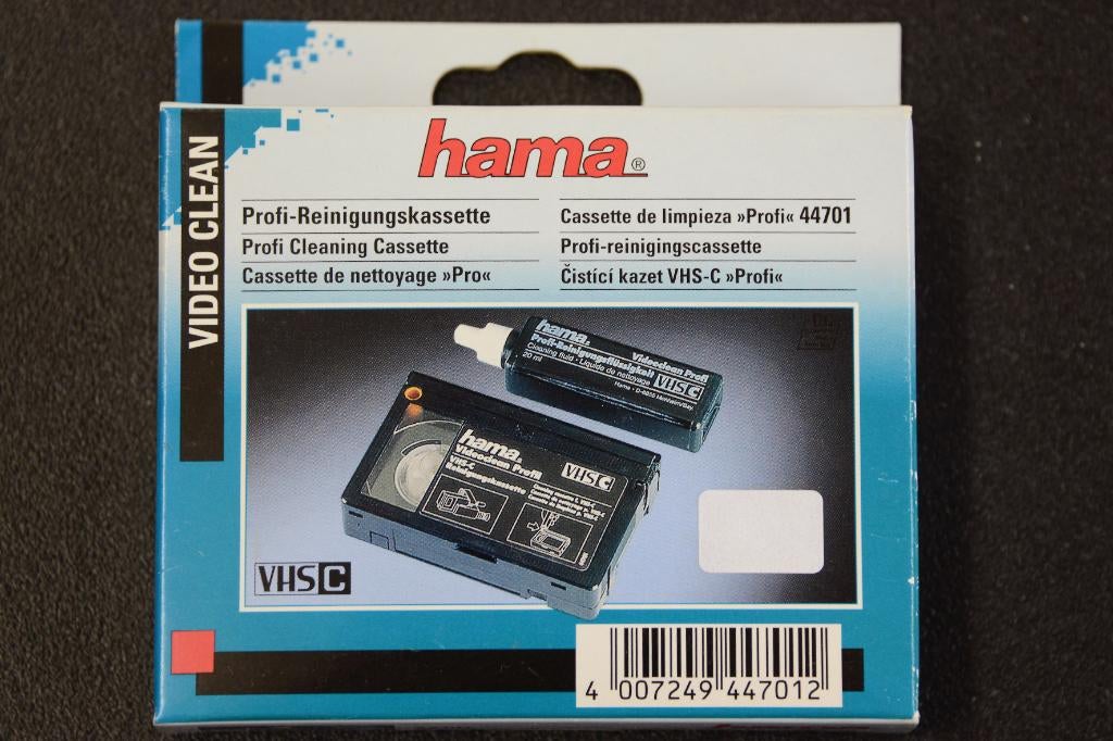 VHS-C REINIGINGSCASETTE, Ophalen of Verzenden, VHS-C of SVHS-C, (Video)band