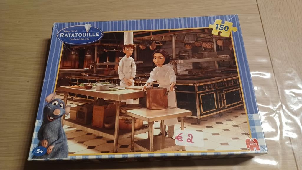 Puzzel Ratatouille, Ophalen, Meer dan 50 stukjes, Gebruikt, 6 jaar of ouder