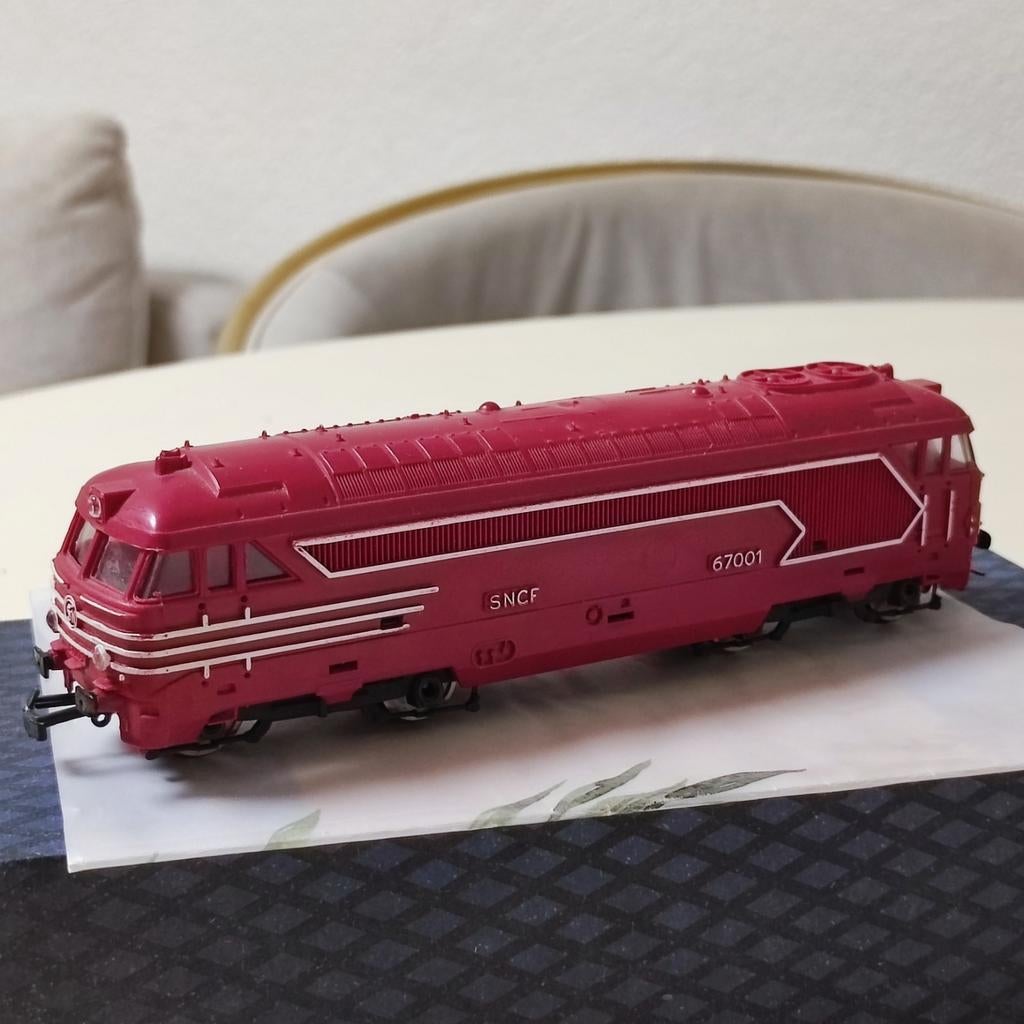 SNCF Jouef 67001 Dieselminiatuurlocomotief, Verzenden, Locomotief, Jouef