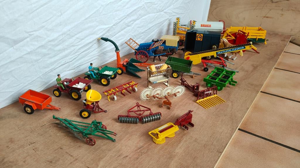 Accessoires Britains vintages collection éch 1/32 ème, Enlèvement ou Envoi, Utilisé, Tracteur et Agriculture, Britains