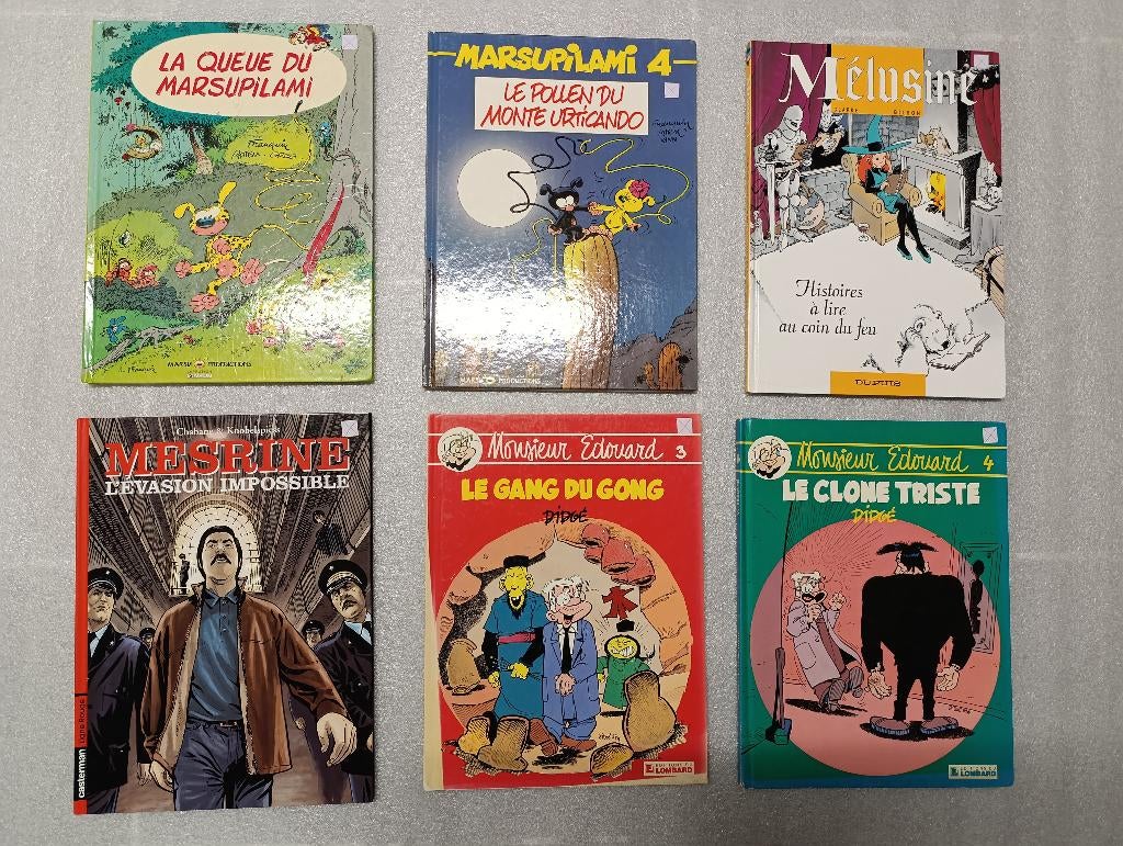 BD Marsupilami 1 4 Mélusine 4 Mesrine Monsieur Edouard 3, Livres, BD, Enlèvement ou Envoi, Utilisé