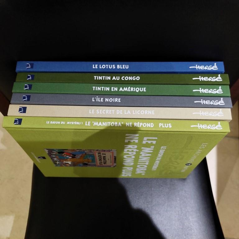Archives TINTIN - 6 tomes, Livres, BD, Enlèvement ou Envoi
