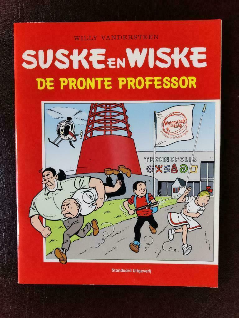Suske en Wiske  De pronte professor, Gelezen, Willy Vandersteen, Eén stripboek, Ophalen of Verzenden
