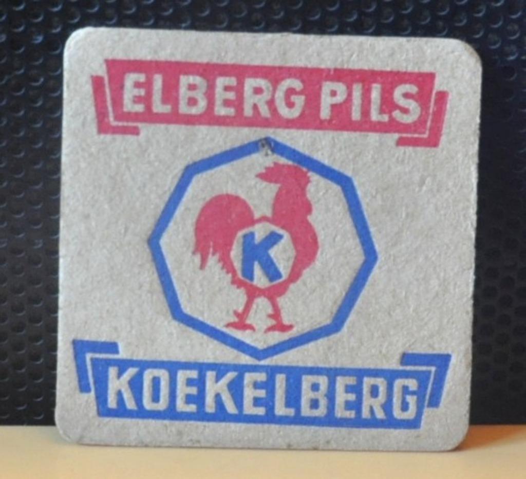 ancien sous bock elberg pils koelelberg  sb 45, Verzamelen, Biermerken, Ophalen of Verzenden, Gebruikt, Viltje(s), Overige merken