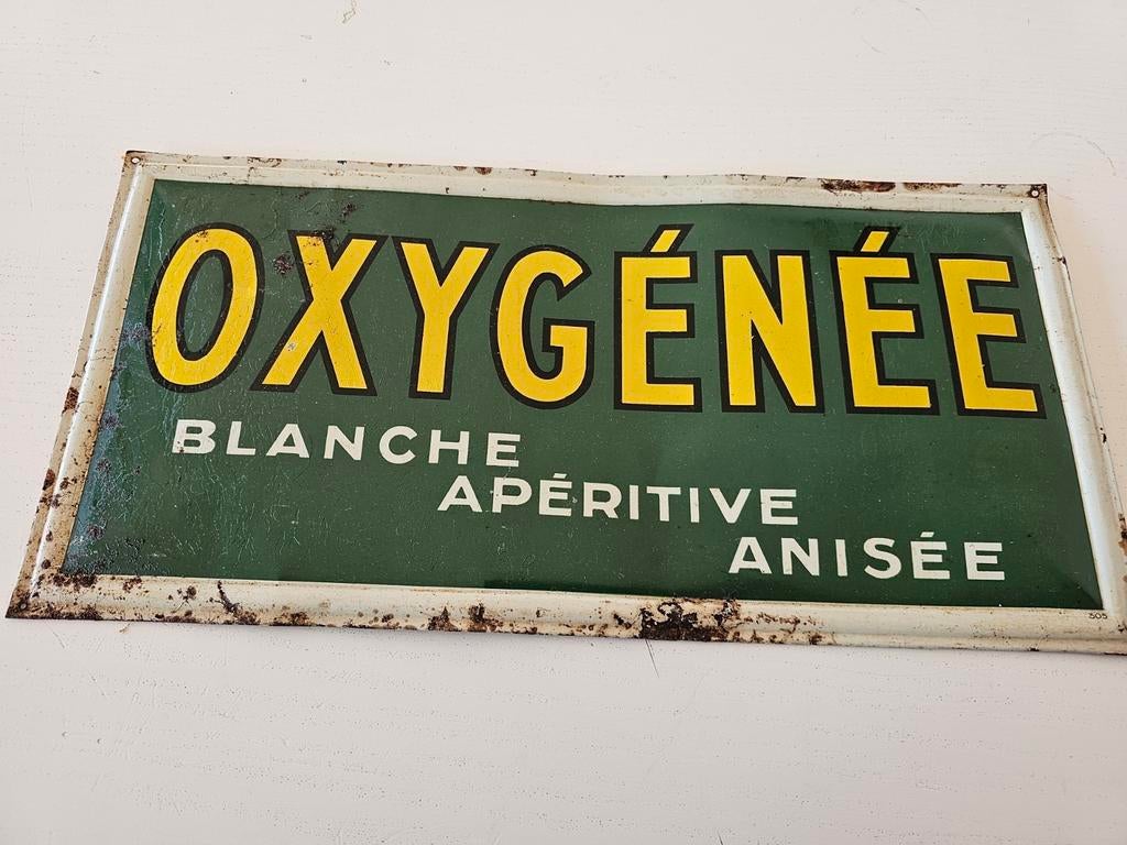 Oxygenee pub/ reklame blik plaat, Enlèvement ou Envoi, Comme neuf