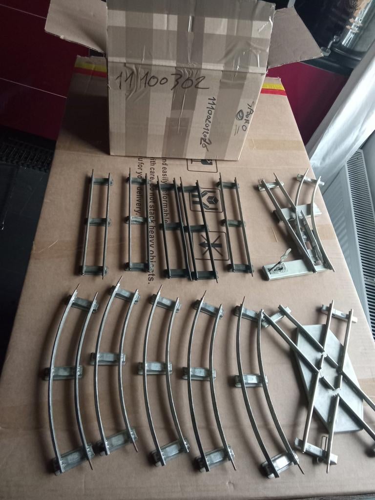 Rails Antique Track 0 — ensemble complet !, Enlèvement ou Envoi, Rails